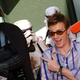 Ewan McGregor and one of his lightsaber students